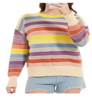Women's Simple and Stylish Colorful Sweater