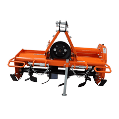 3 point rotary tiller attachment for compact tractors 540 rpm PTO driven cultivator