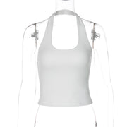 Sexy Backless Vest for Women - Slim Fit Outdoor Fashion