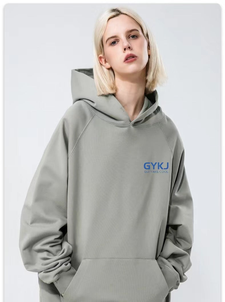 Women's Letter Print Loose Cotton Hoodie
