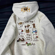 Cozy Dachshund Hoodie for Women - Cute Cartoon Design