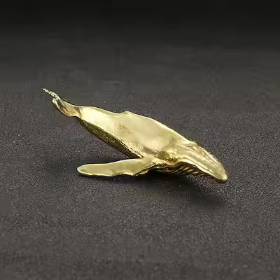 Decorative Brass Whale