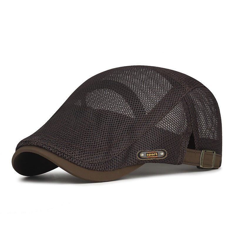 Unisex Summer Beret with Full-Mesh Lining