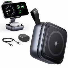 Wireless Charger Stand with Multi-Function Folding Desk