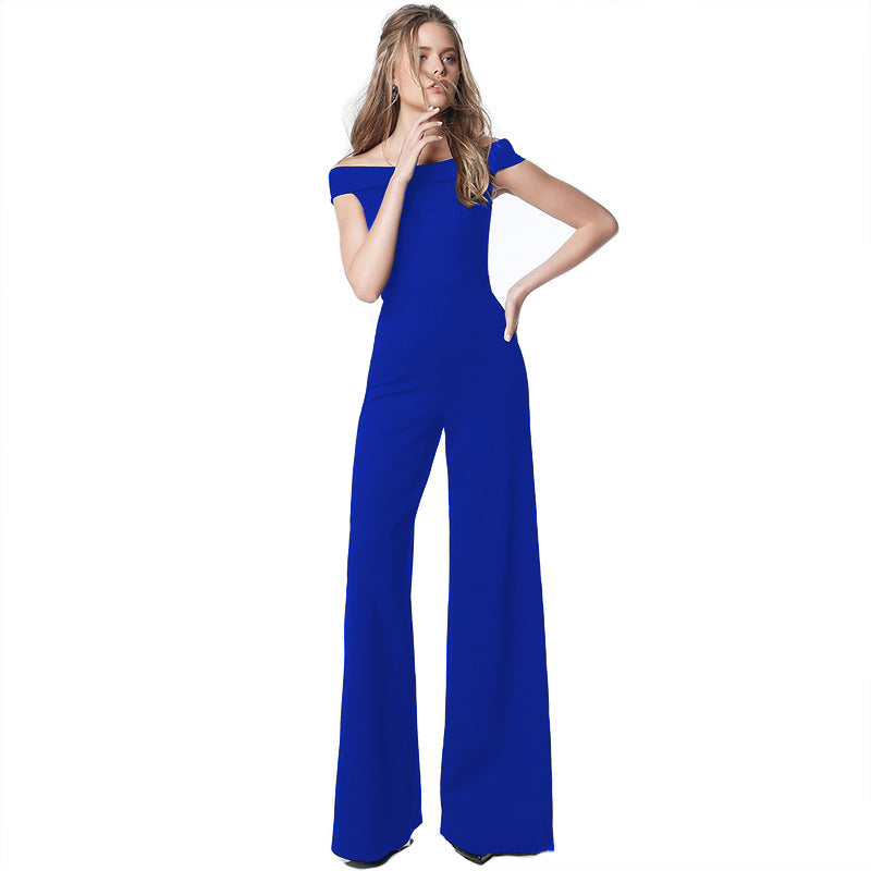 Off-Shoulder Chic Casual Jumpsuit
