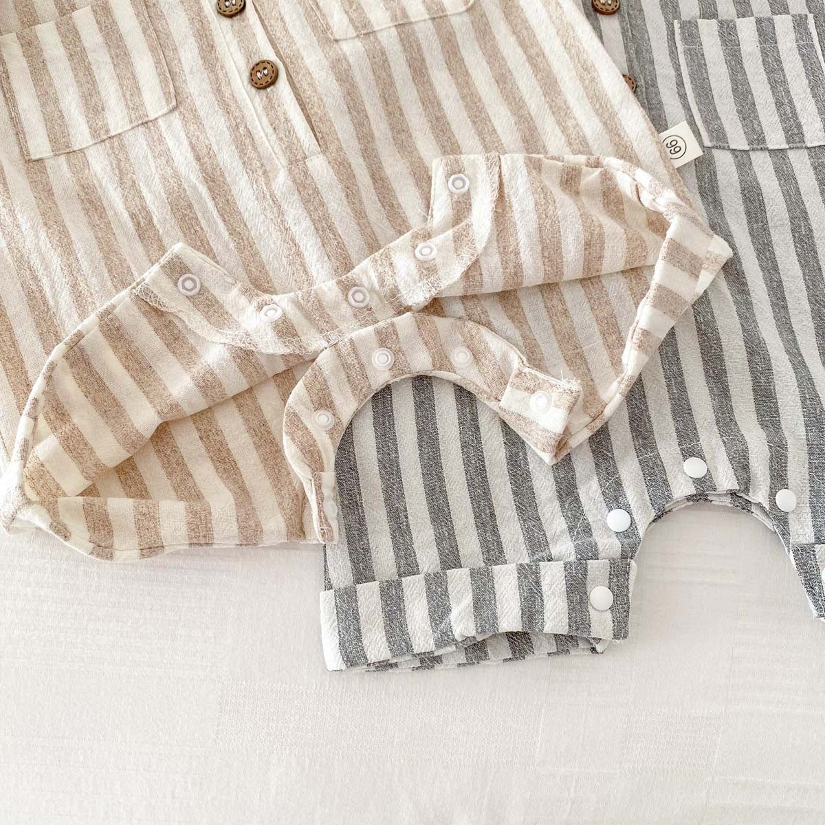 Summer Baby Thin Short-sleeved Casual Jumpsuit
