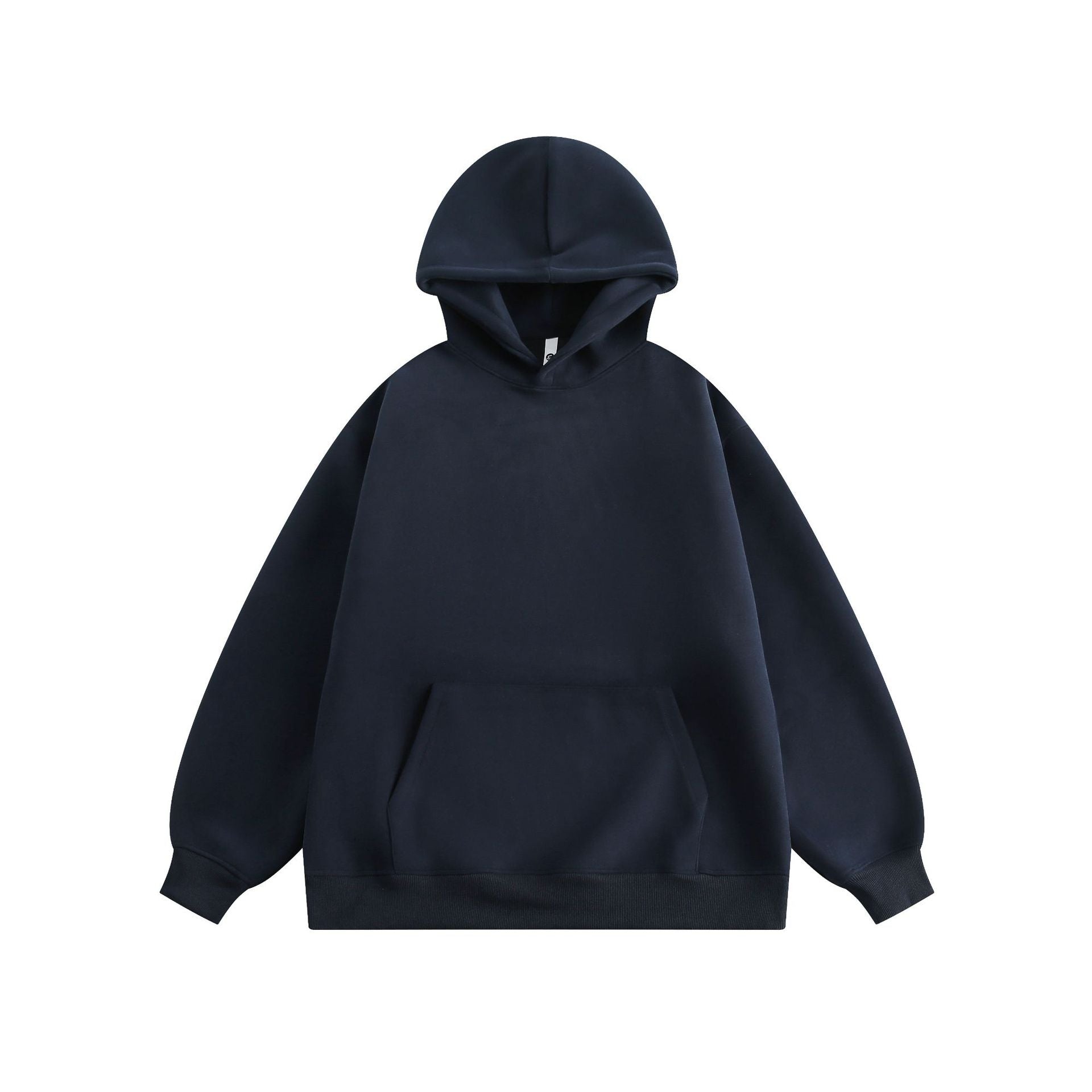 Cozy Solid Color Couple's Casual Pullover Hoodie