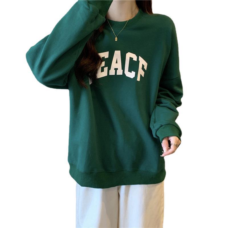 Loose Long-Sleeve Couple's Pullover Sweater