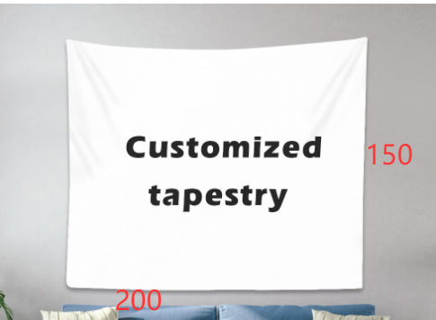 Digital Printing Tapestry Custom Home Decoration Background Fabric