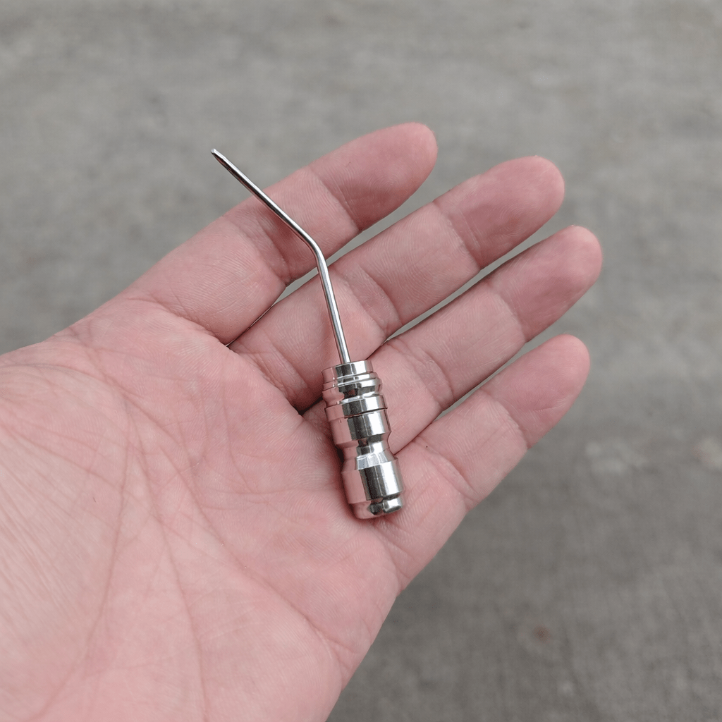 Stainless Steel High‑Pressure Washer Nozzle Kit with Quick‑Connect Flush Wand Extension
