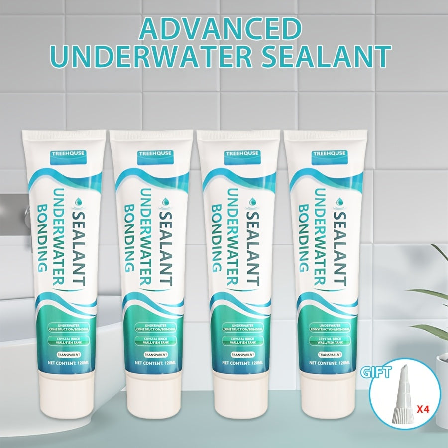 4-Piece Underwater Sealant Kit for Aquariums and Water Gardens