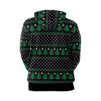 Spooky Digital Print Halloween Couple Hoodie