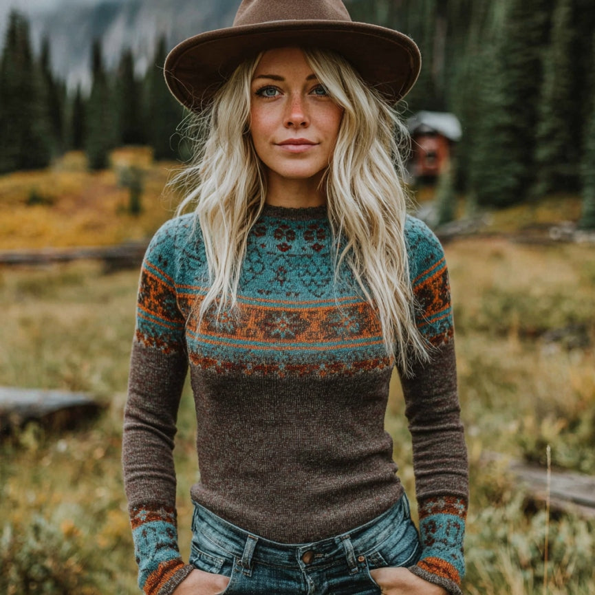 3d-printed, Crew-neck, Color-block, Loose-fitting, Fashionable Pullover Hoodie