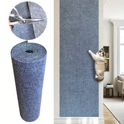 Self-adhesive Cat Scratching Mat - No Residue Removable Scratch-resistant Surface, Durable Polyester Felt Cat-friendly Design For Walls & Furniture, Indoor Cats, Modern, Cat Scratchers For Indoor