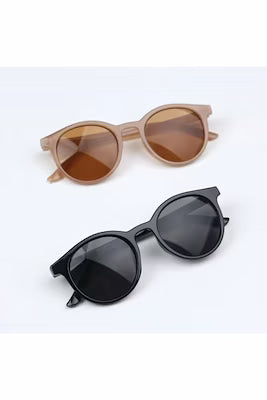 Double set unisex sunglasses with case
