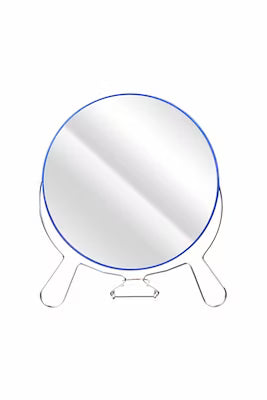 Double-sided makeup mirror 5 inches with foldable stand