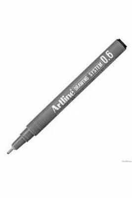 Technical drawing pen set with precision 0.6mm tip
