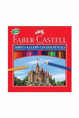Set of 24 dry paint crayons for sketching and drawing