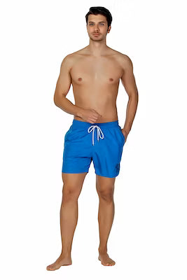 Men's Basic Saxony Swim Shorts in Polyester - image 2