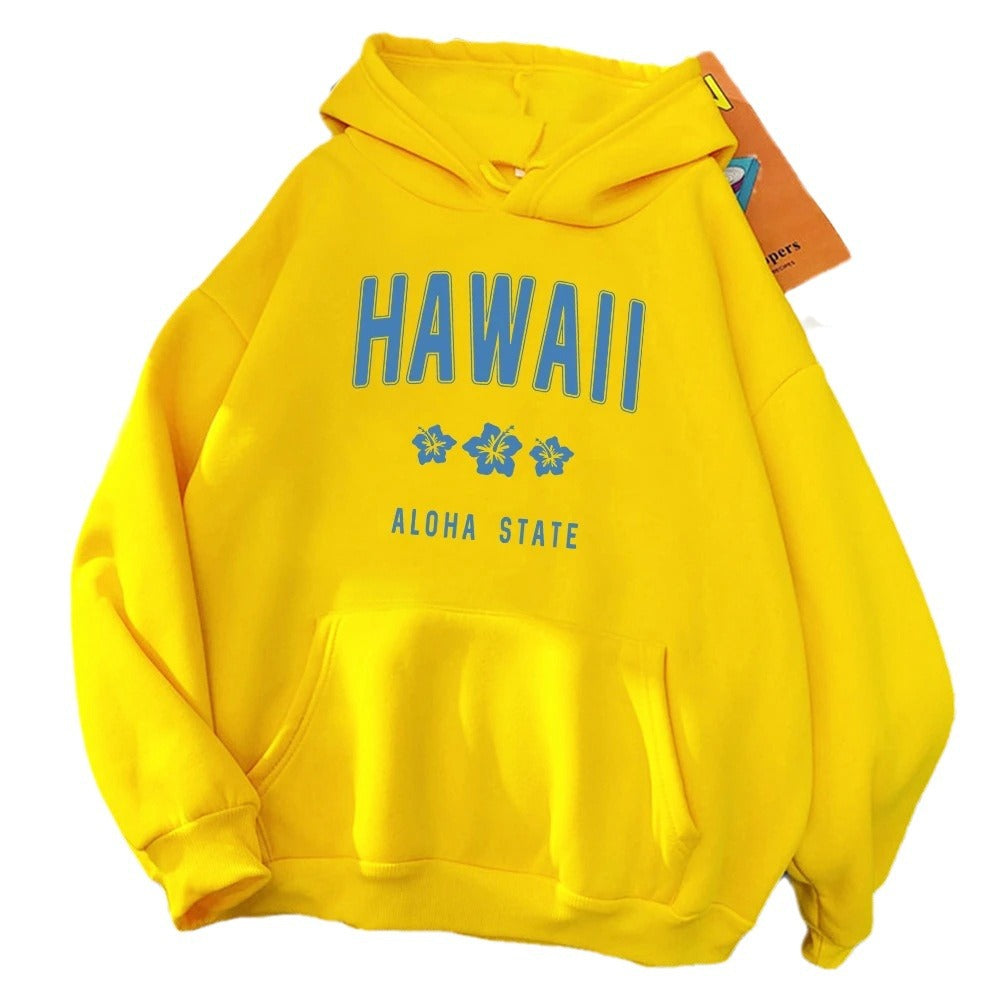 Streetwear Letter Print Oversized Hip Hop Hoodie
