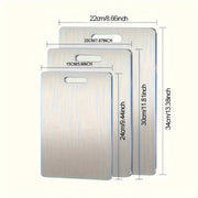 3pcs Stainless Steel Cutting Board Set