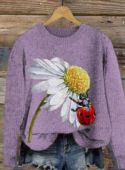 Chic Autumn Round-Neck Streetwear Pullover Top