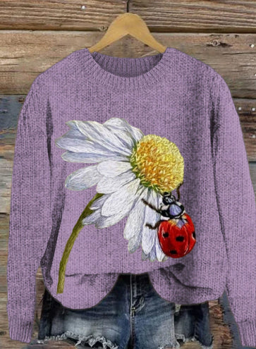 Chic Autumn Round-Neck Streetwear Pullover Top