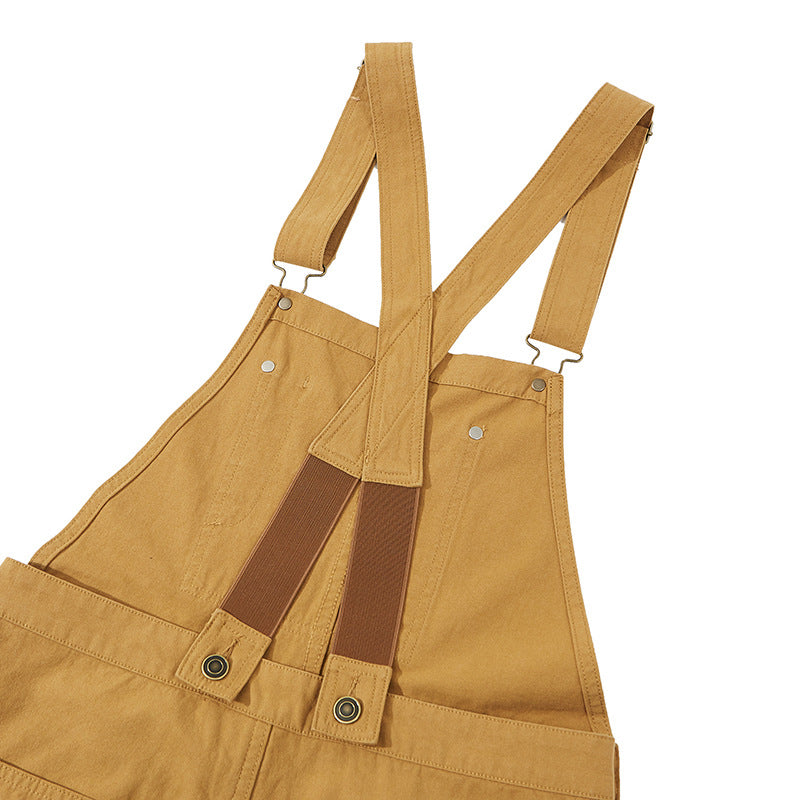 Japanese Workwear Canvas Overalls for Casual Style