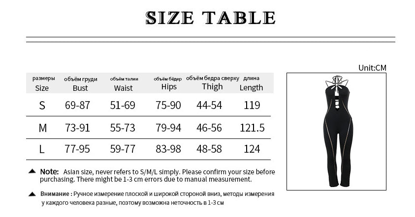 Women's Sleek Halter Hollow-Out Slim Jumpsuit