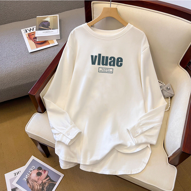 Cute Anime Print Cotton Long Sleeve Sweatshirt