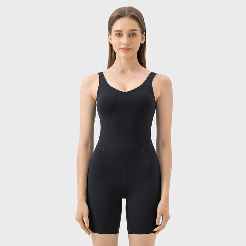 Sculpting Casual Solid Jumpsuit for Women