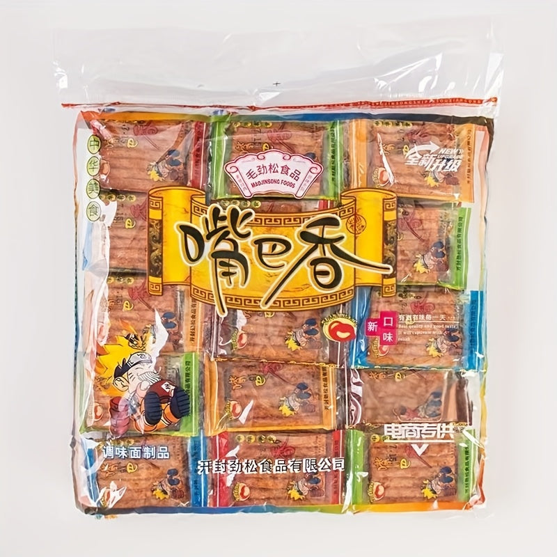 Spicy Vegetarian Meat Strips, 54 Individual Packs, Total 270g