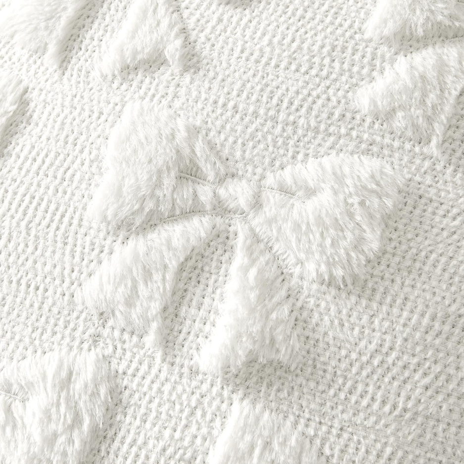 Pure White Bow Pillow Covers Coquette Room Decor 18x18