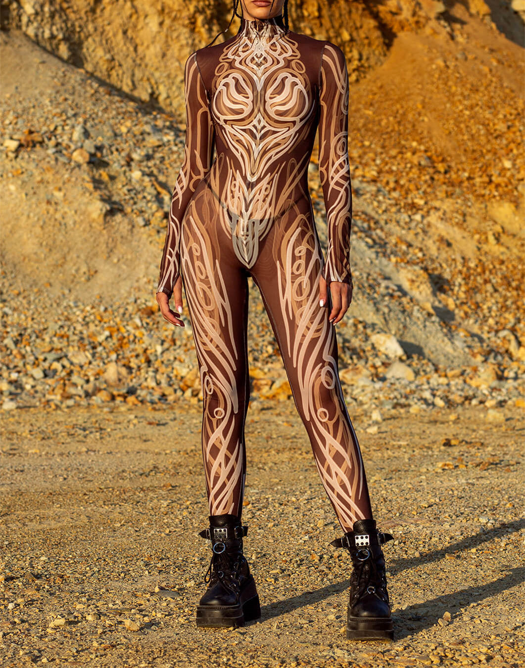 3D Digital Printing One-piece Play Costume