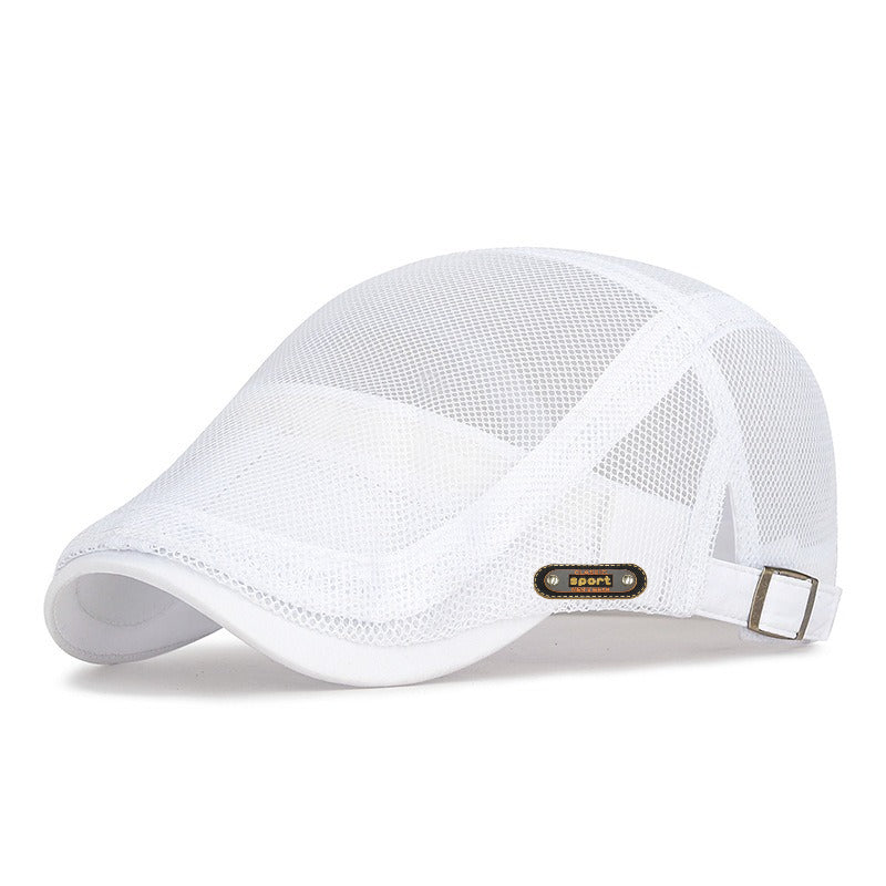 Unisex Summer Beret with Full-Mesh Lining
