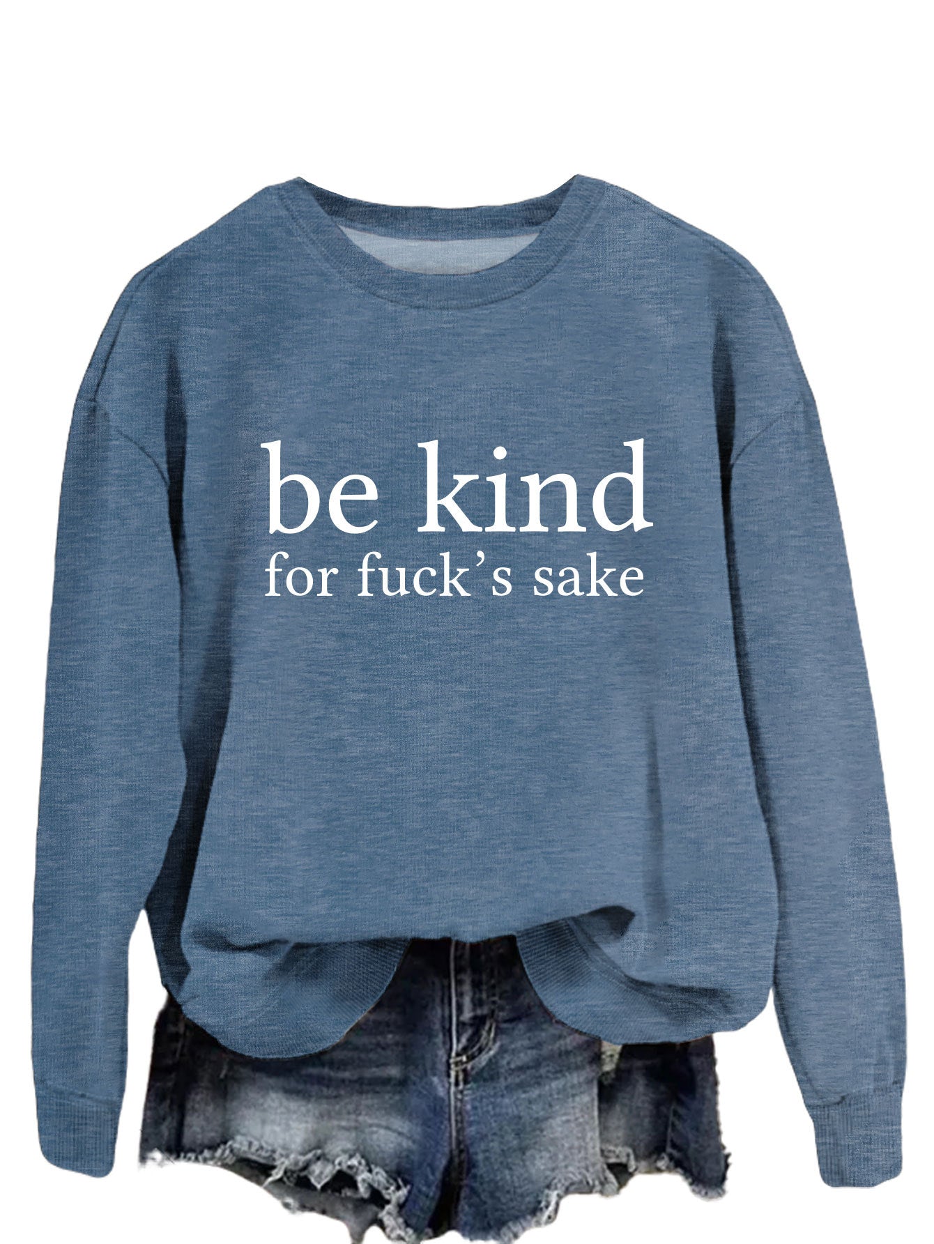 Cozy Cotton Women's Letter Print Pullover Hoodie