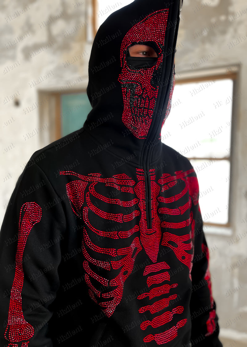 Personalized Graphic Embroidered Loose Pullover Hoodie