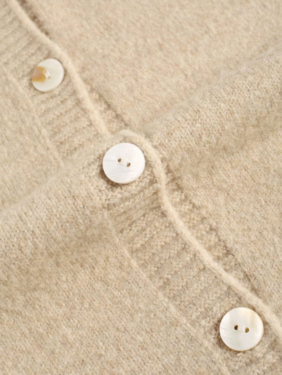Oversized Crew Neck Button Knit Cardigan Women Soft Puff Sleeve Sweater Coat