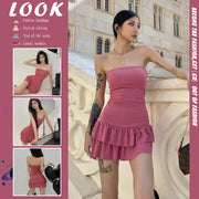 Spicy Girl Slim-fit Cake Mini Skirt for Women