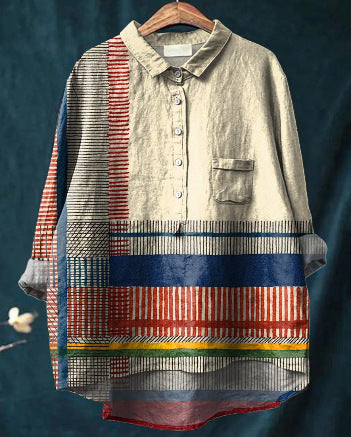 Women's Fashion Individual Casual Animal Print Shirt