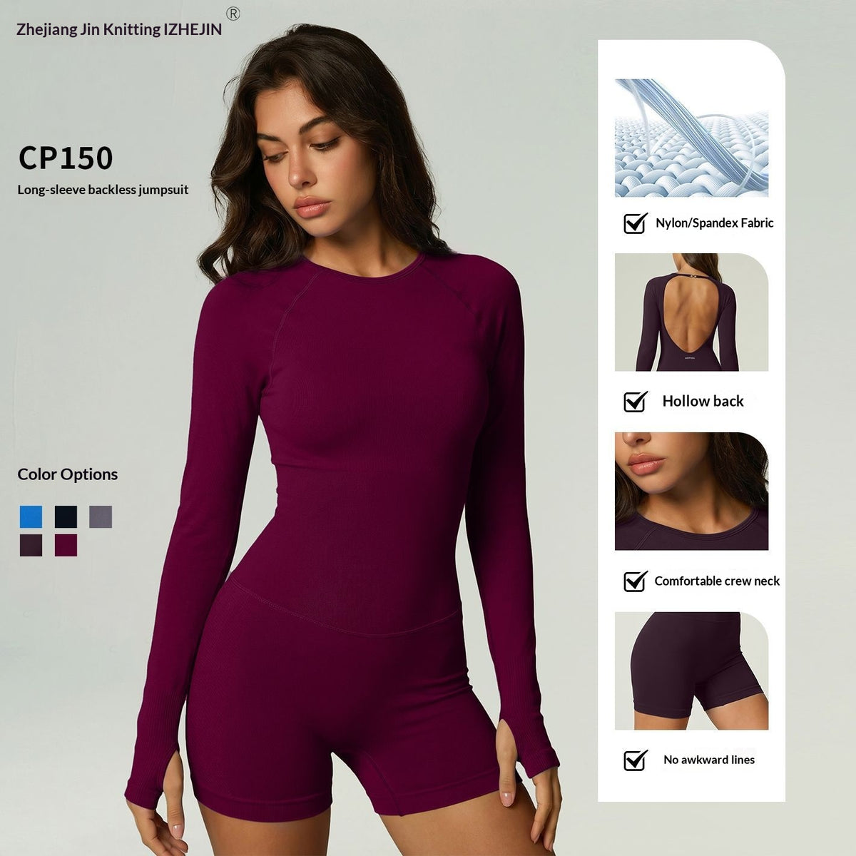 Backless Seamless Yoga Jumpsuit & Fitness Bodysuit