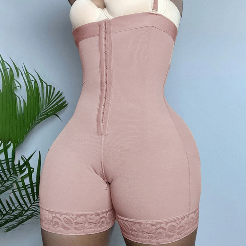 Plus Size Open Crotch Butt-Lifter Fajas Shapewear