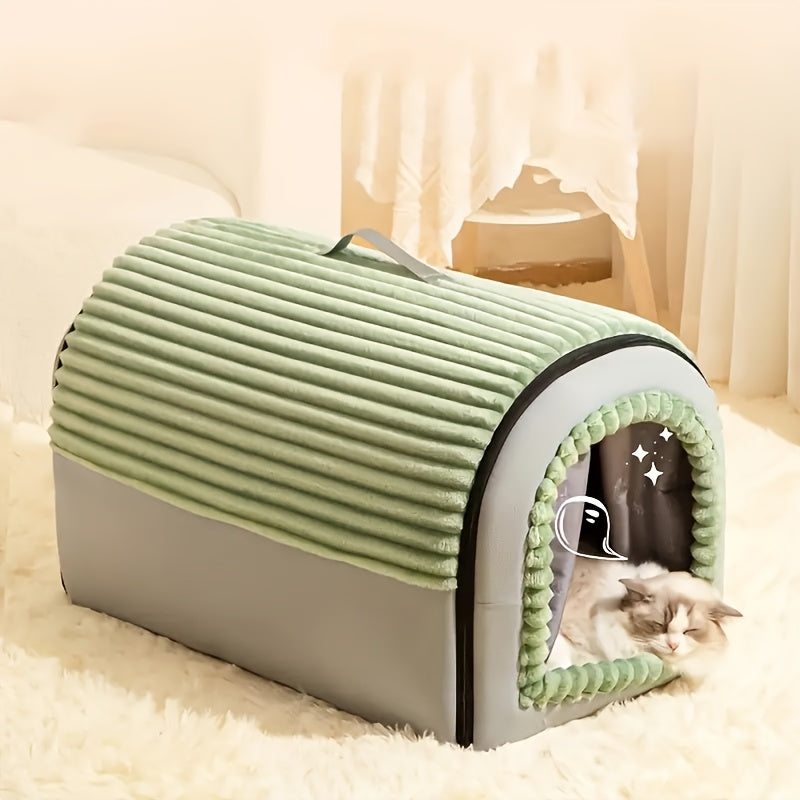 The Doghouse Is Detachable And Washable, Suitable For All Four Seasons, Appropriate For Medium And -Sized Dogs, Keeps Warm In Winter, Is Easy To Disassemble And Wash, And Is Convenient To Store