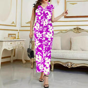 Floral V-Neck Sleeveless Pocket Jumpsuit for Women