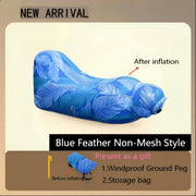 Outdoor Inflatable Sofa, Portable Inflatable Lounge Chair, Strong Load-bearing, Suitable for Camping and Midday Naps, Lazy Sofa