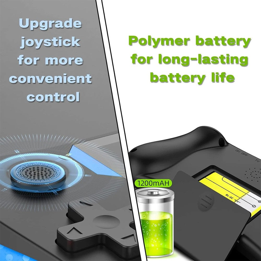 Portable Retro Gaming Console for Kids & Adults