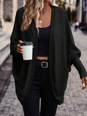 Solid Color and V-neck Loose Knitted Sweater