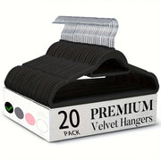 20/50 Count Premium Velvet-Grip Hangers
