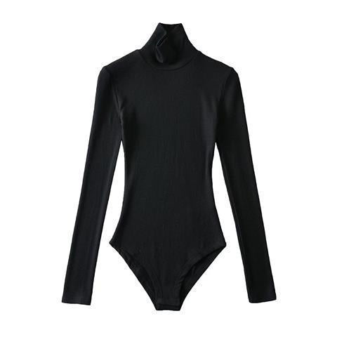 Women's Slim-Fit Turtleneck Bodysuit Base Layer