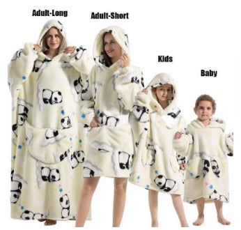 Cozy Oversized Thickened Hooded Blanket Sweatshirt